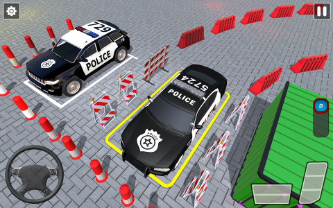 اسکرین شات بازی Police Car Parking Simulator 1