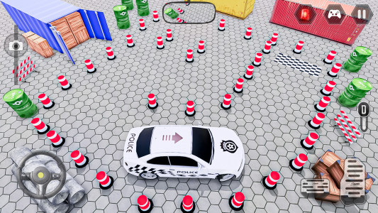 اسکرین شات 2 بازی Police Car Parking Simulator