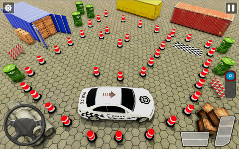 اسکرین شات بازی Police Car Parking Simulator 3