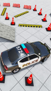 اسکرین شات بازی Car Games : Police Car Parking 8