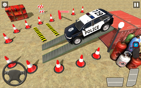 اسکرین شات بازی Police Car Parking Simulator 2