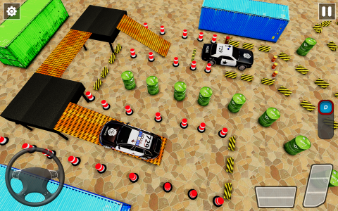 اسکرین شات بازی Police Car Parking Simulator 5