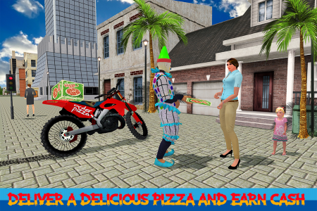 اسکرین شات برنامه Pizza Boy Bike Delivery Game 2