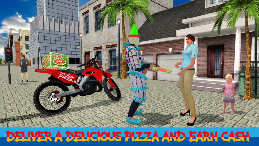 اسکرین شات 3 برنامه Pizza Boy Bike Delivery Game