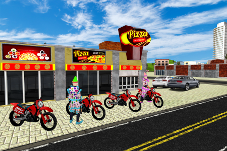 اسکرین شات برنامه Pizza Boy Bike Delivery Game 1