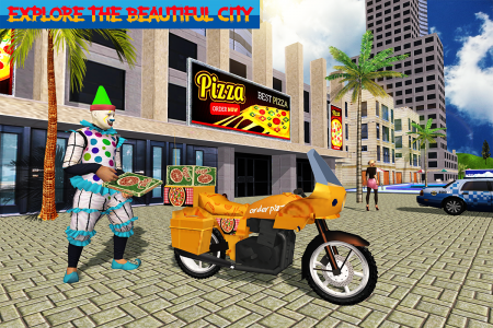 اسکرین شات برنامه Pizza Boy Bike Delivery Game 3