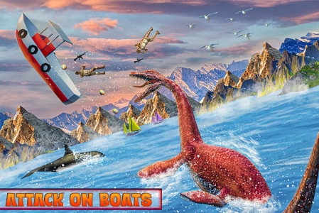 اسکرین شات برنامه Sea Monster City Dinosaur Game 6