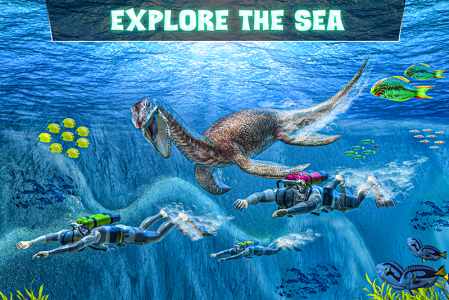 اسکرین شات برنامه Sea Monster City Dinosaur Game 7