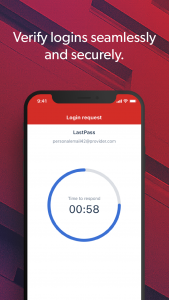 اسکرین شات برنامه LastPass Authenticator 2