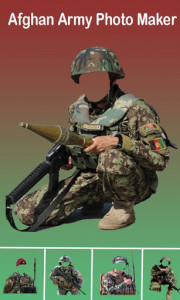 اسکرین شات برنامه Afghan Army Uniform Changer: Army Suit Editor 2019 1