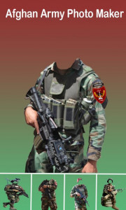 اسکرین شات برنامه Afghan Army Uniform Changer: Army Suit Editor 2019 2