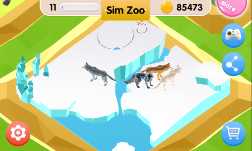 اسکرین شات بازی Sim Zoo - Wonder Animal 3