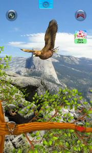 اسکرین شات 2 برنامه Talking Eagle Flight
