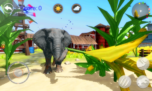 اسکرین شات 2 برنامه Talking Elephant