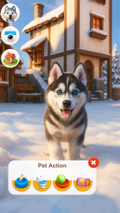 اسکرین شات 6 برنامه Talking Siberian Husky