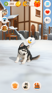 اسکرین شات 5 برنامه Talking Siberian Husky
