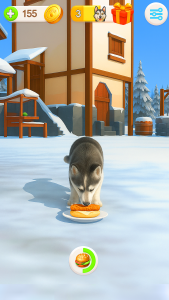 اسکرین شات 4 برنامه Talking Siberian Husky