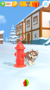 اسکرین شات 2 برنامه Talking Siberian Husky