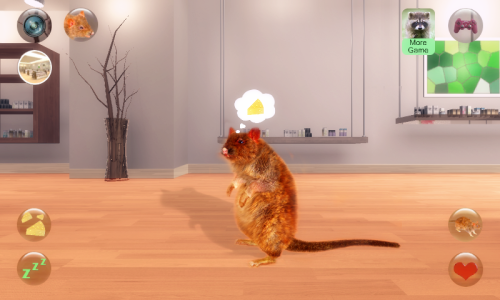 اسکرین شات 2 برنامه Talking Rat