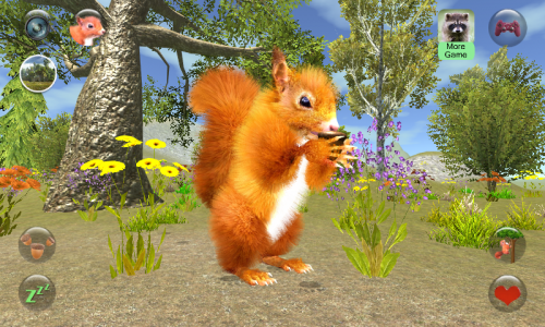 اسکرین شات برنامه Talking Squirrel 6