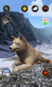 اسکرین شات 2 برنامه Talking Wolf