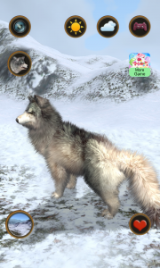 اسکرین شات 1 برنامه Talking Wolf