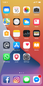 اسکرین شات برنامه IPhone Launcher 1