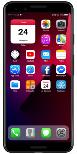 اسکرین شات 2 برنامه Launcher iOS