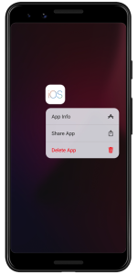 اسکرین شات 4 برنامه Launcher iOS