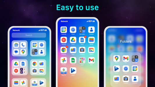 اسکرین شات برنامه Launcher OS 2025: Fast & Clean 2