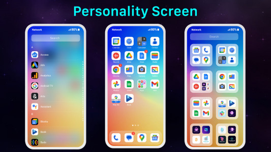 اسکرین شات برنامه Launcher OS 2025: Fast & Clean 4