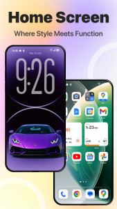 اسکرین شات 2 برنامه Go Phone Launcher OS Themes