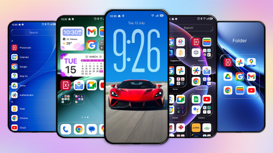 اسکرین شات 1 برنامه Go Phone Launcher OS Themes