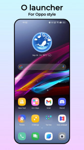 اسکرین شات 1 برنامه O Launcher, round launcher