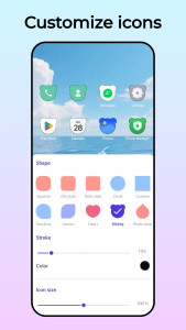 اسکرین شات 6 برنامه O Launcher, round launcher