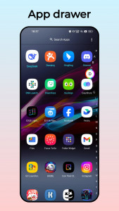 اسکرین شات 2 برنامه O Launcher, round launcher
