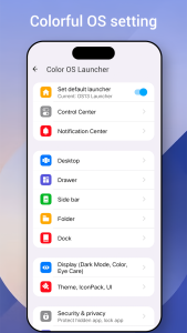 اسکرین شات 7 برنامه Colorful OS Launcher