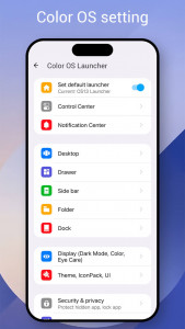 اسکرین شات برنامه Color OS Launcher 7