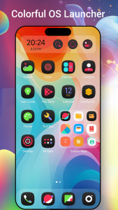 اسکرین شات 1 برنامه Colorful OS Launcher