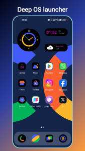 اسکرین شات 1 برنامه Deep OS Launcher