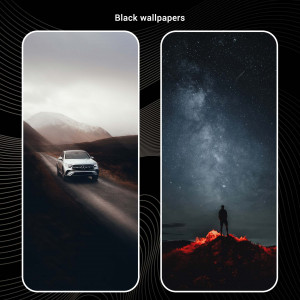 اسکرین شات برنامه Black OS Launcher 8