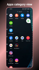 اسکرین شات 6 برنامه Deep OS Launcher