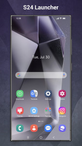 اسکرین شات 1 برنامه SO S24 Launcher for Galaxy S
