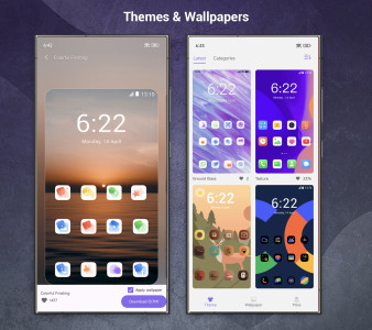 اسکرین شات 4 برنامه SO S24 Launcher for Galaxy S