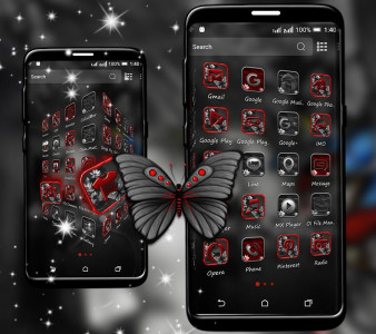 اسکرین شات برنامه Abstract Girl Launcher Theme 4