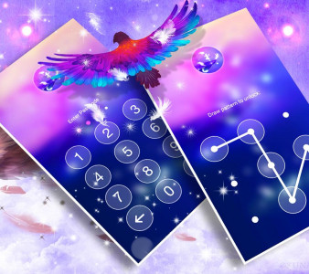 اسکرین شات برنامه Angel Launcher Theme 5