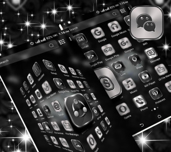 اسکرین شات 4 برنامه Diamond Heart Launcher Theme