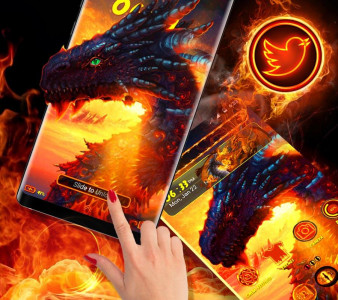 اسکرین شات برنامه Dragon Launcher Theme 5