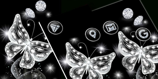 اسکرین شات برنامه Glassy Butterfly LauncherTheme 6