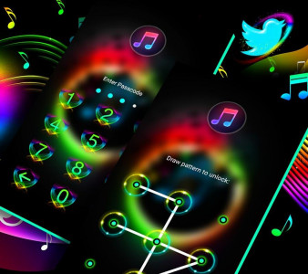 اسکرین شات برنامه Music Launcher Theme 4